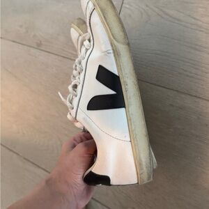 Veja white and Black Casual Sneakers
